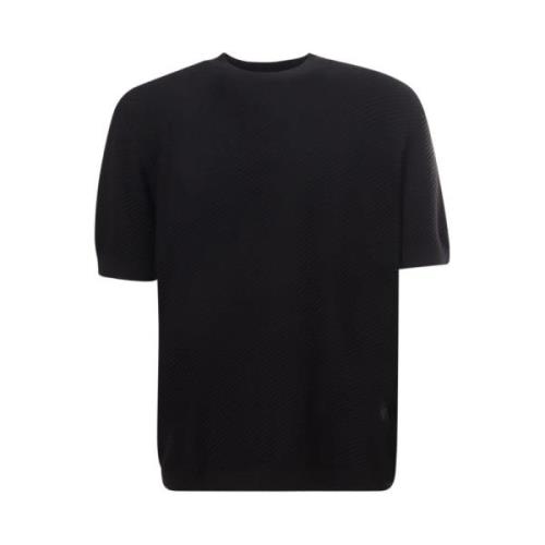 Emporio Armani T-Shirts Black, Herr