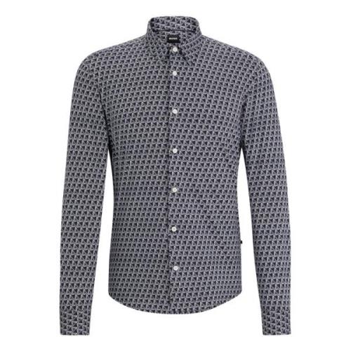 Hugo Boss Casual Shirts Blue, Herr