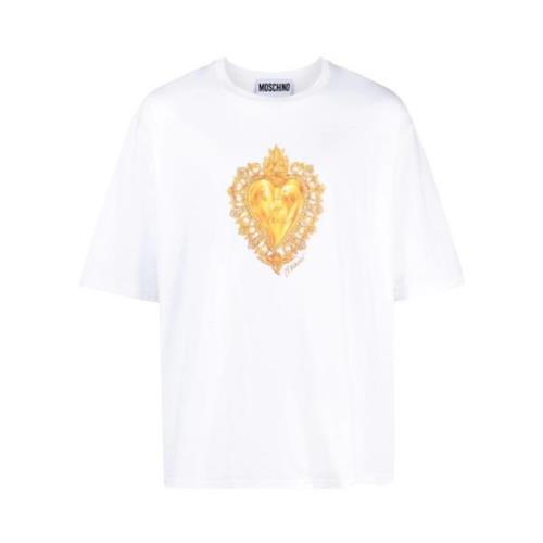 Moschino T-Shirts White, Herr