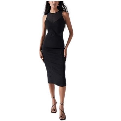 Salsa Midi Dresses Black, Dam