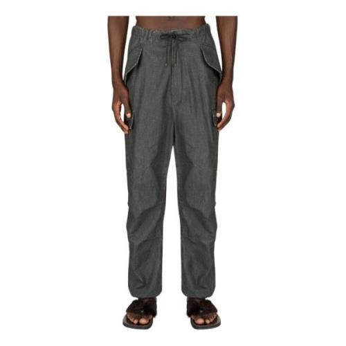 Dries Van Noten Trousers Gray, Herr