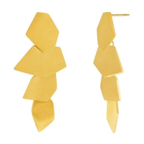 Dansk Copenhagen Earrings Yellow, Dam