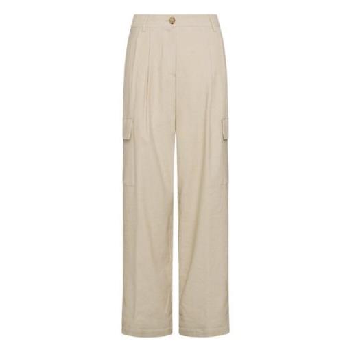 Momoni Trousers Beige, Dam