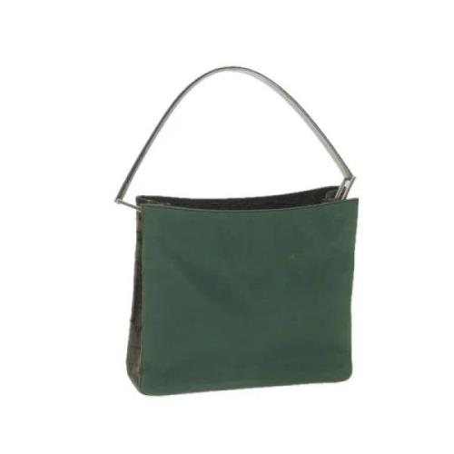 Prada Vintage Pre-owned Nylon chanel-vskor Green, Dam