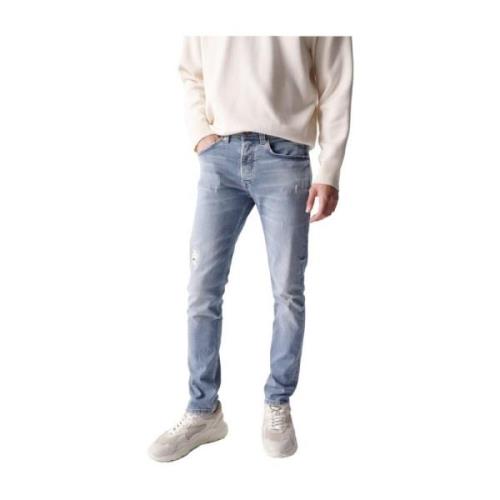 Salsa Slim-fit Jeans Blue, Herr