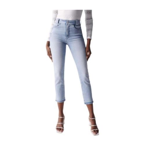 Salsa Cropped Jeans Blue, Dam