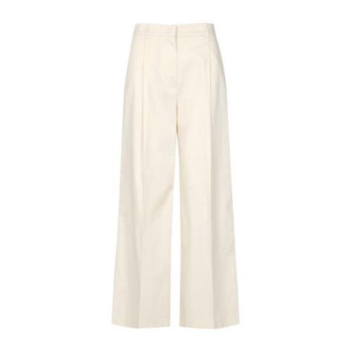 Mauro Grifoni Wide Trousers Beige, Dam