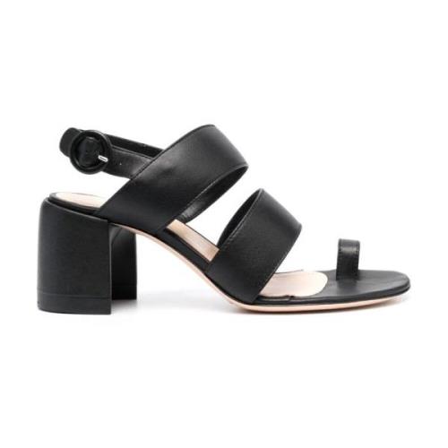 AGL Flat Sandals Black, Dam