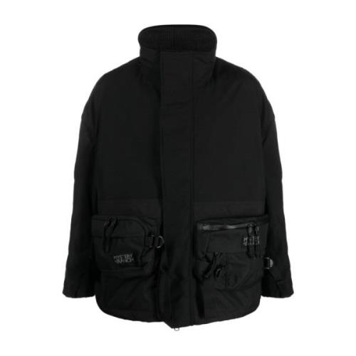 Junya Watanabe Svart Jacka med Logo Patch Black, Herr