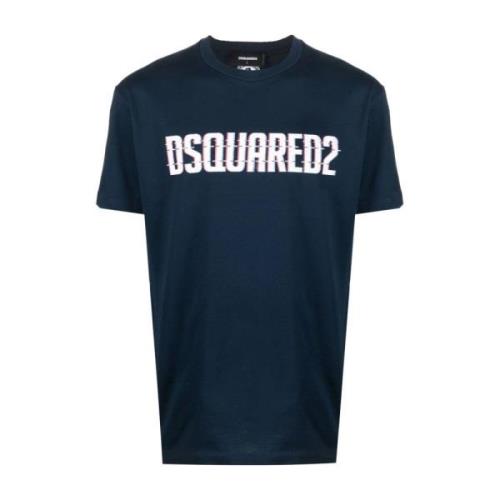 Dsquared2 T-Shirts Blue, Herr