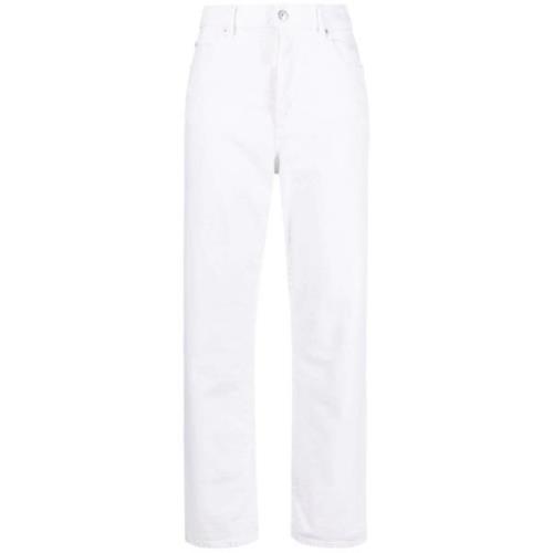 Dsquared2 Straight Jeans White, Dam