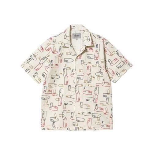 Carhartt Wip Short Sleeve Shirts White, Herr