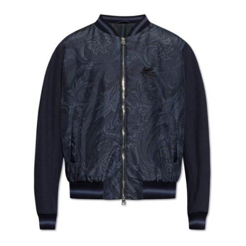 Etro Paisley bomberjacka Blue, Herr