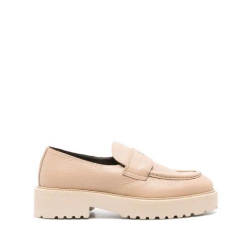 Doucal's Elegant Beige Loafers Beige, Dam