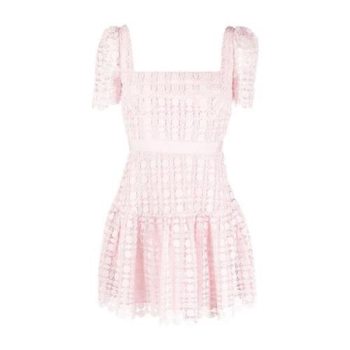 Self Portrait Short Dresses Pink, Dam