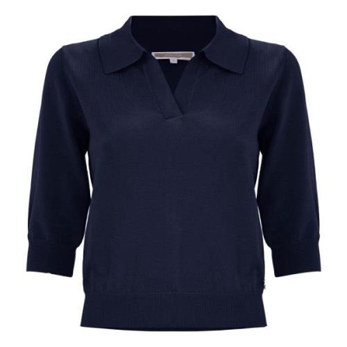 Kocca V-neck Knitwear Blue, Dam