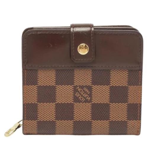 Louis Vuitton Vintage Pre-owned Belagd canvas plnbcker Brown, Dam