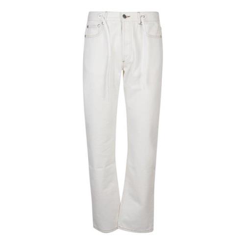 A.p.c. Ecru 5 Fickor Jeans White, Herr