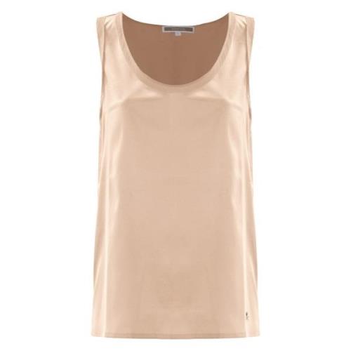 Kocca Sleeveless Tops Pink, Dam