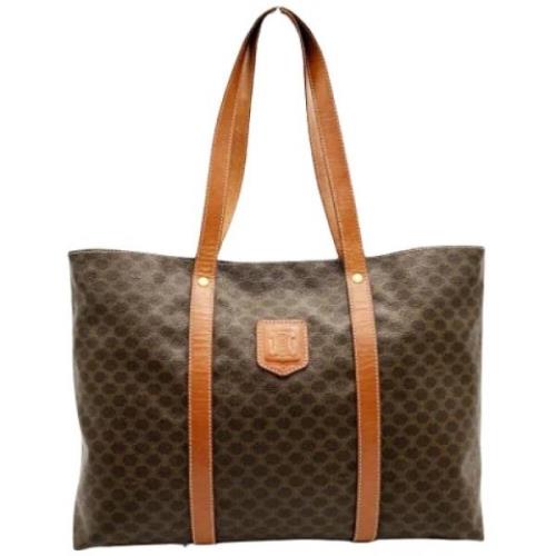 Celine Vintage Pre-owned Canvas celine-vskor Brown, Dam