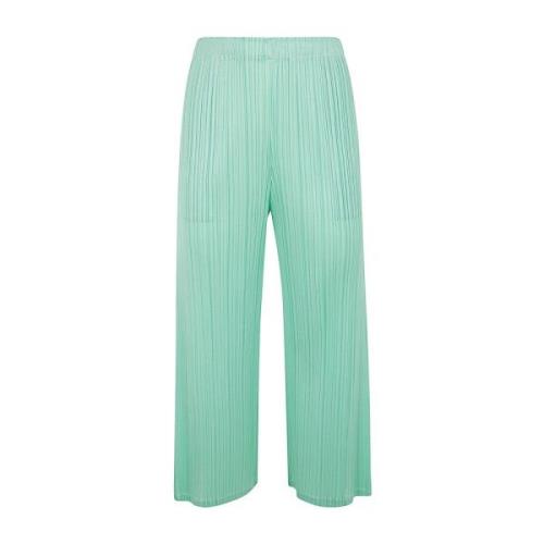 Issey Miyake Wide Trousers Green, Dam