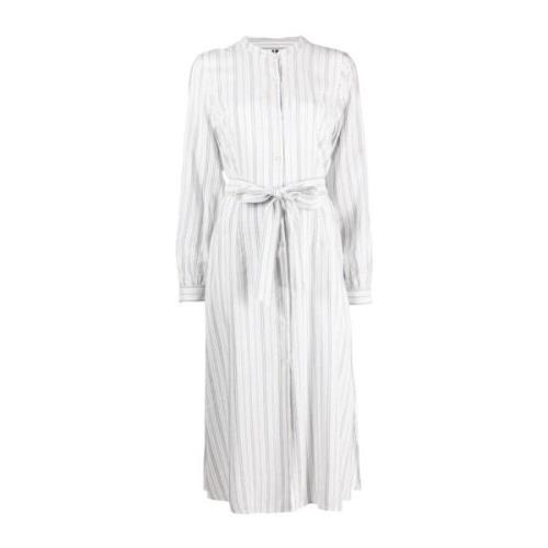 Tommy Hilfiger Midi Dresses White, Dam