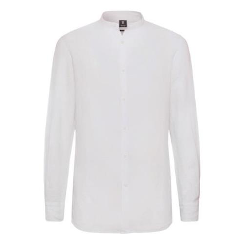 Boggi Milano Regular Fit Linneskjorta White, Herr