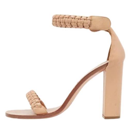 Chloé Pre-owned Pre-owned Laeder sandaler Beige, Dam