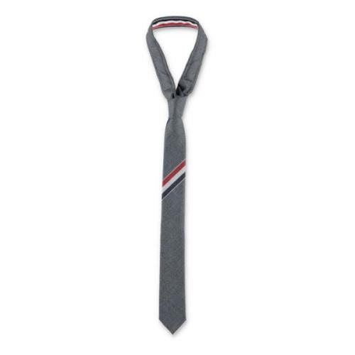 Thom Browne Ties Gray, Herr