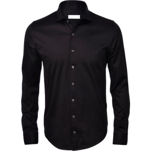 Paolo Fiorillo Capri Casual Shirts Black, Herr