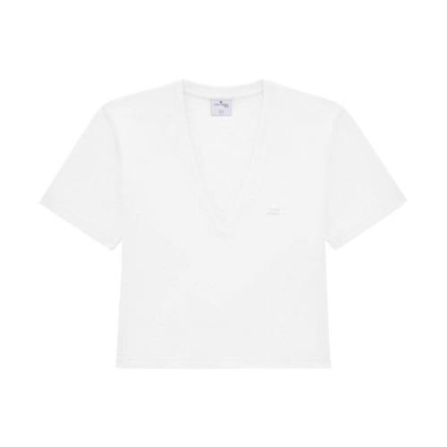 Courrèges T-Shirts White, Dam