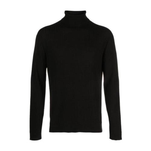 Giorgio Armani Elegant Svart Herr Sweatshirt Black, Herr