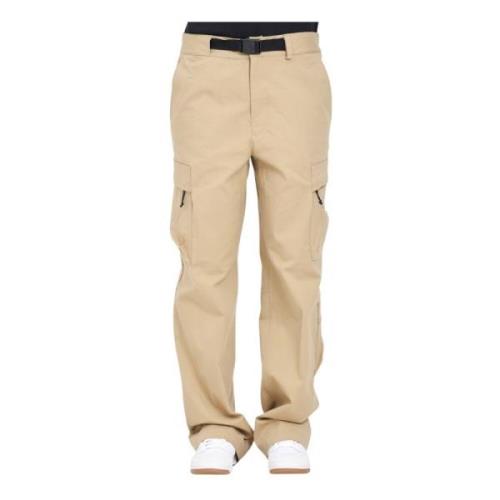 The North Face Beige Wide Cargo Byxor Brown, Dam