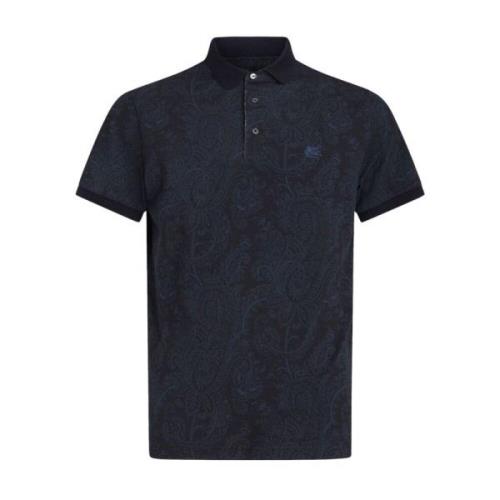 Etro Polo Shirts Blue, Herr