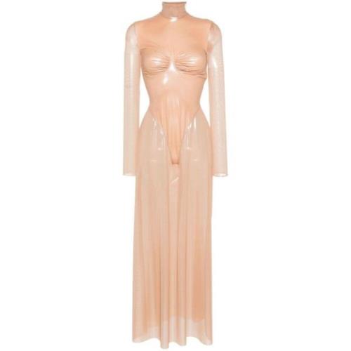 Diesel Maxi Dresses Beige, Dam