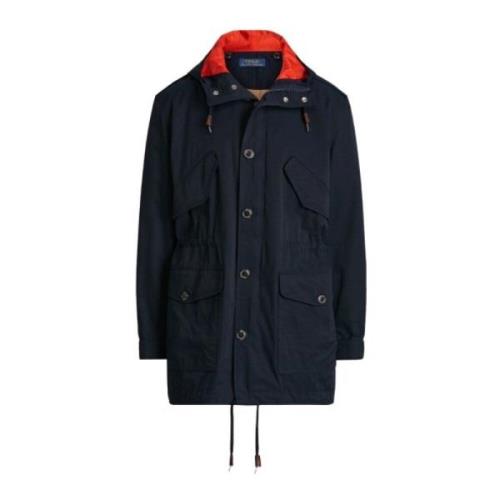 Polo Ralph Lauren Utility Hooded Parka Blue, Herr