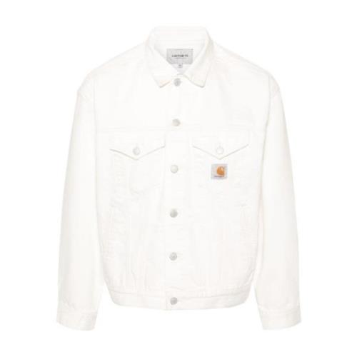 Carhartt Wip Denim Jackets White, Herr