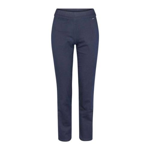 LauRie Slim-fit Trousers Blue, Dam