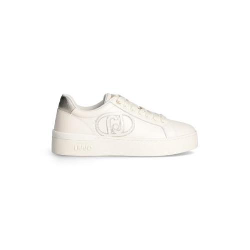 Liu Jo Elfenbenskalv Sneakers Beige, Dam