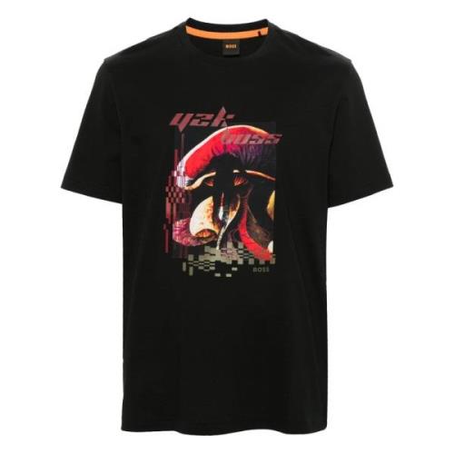 Hugo Boss T-Shirts Black, Herr