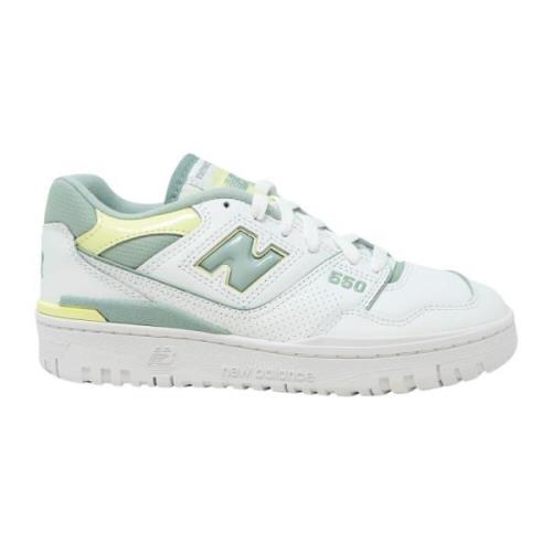 New Balance Vita Lädersneakers Fw23 White, Dam