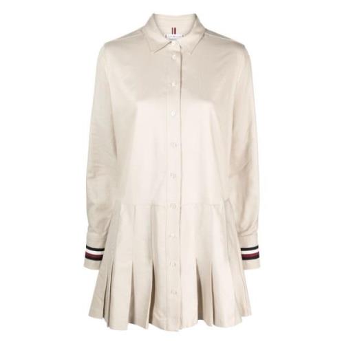 Tommy Hilfiger Short Dresses Beige, Dam