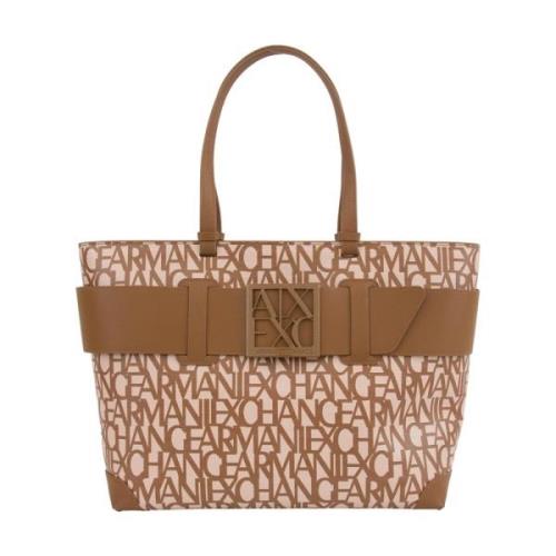 Armani Exchange Tote Bags Brown, Dam