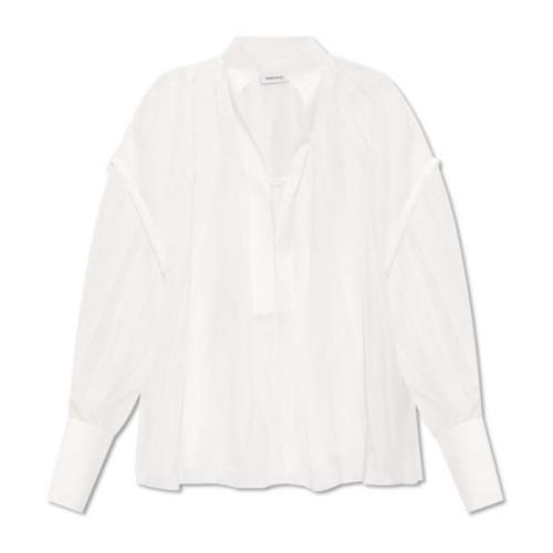 Salvatore Ferragamo Oversize topp White, Dam