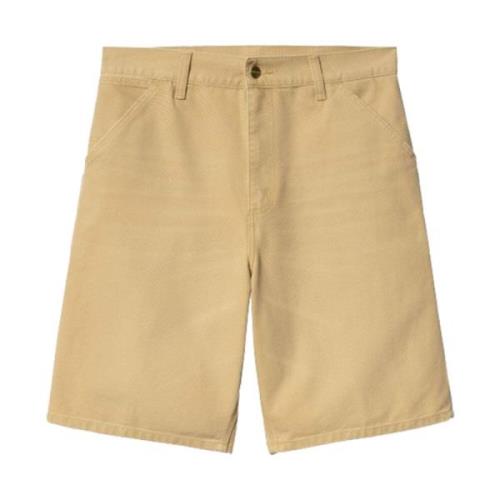 Carhartt Wip Bourbon Knä Shorts Beige, Herr