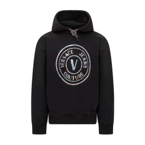 Versace Jeans Couture Sweatshirts Hoodies Black, Herr