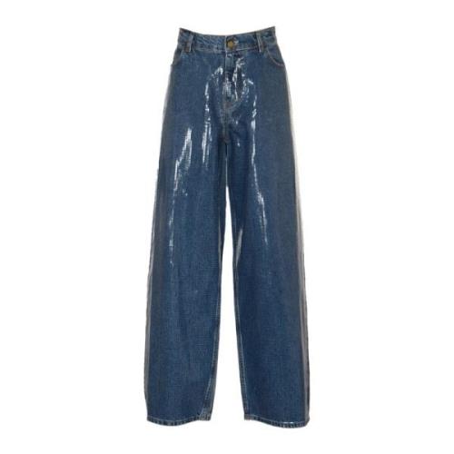 Philosophy di Lorenzo Serafini Loose-fit Jeans Blue, Dam