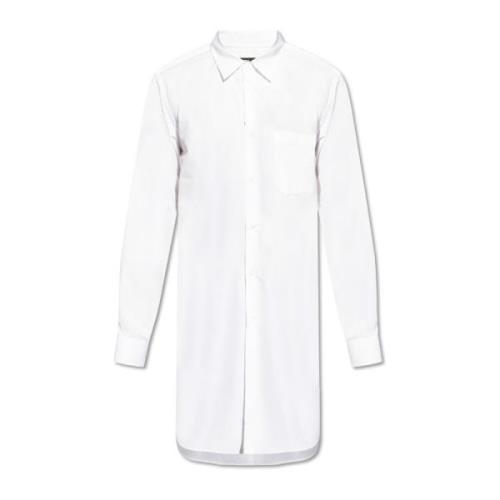 Comme des Garçons Skjorta med vintage effekt White, Herr