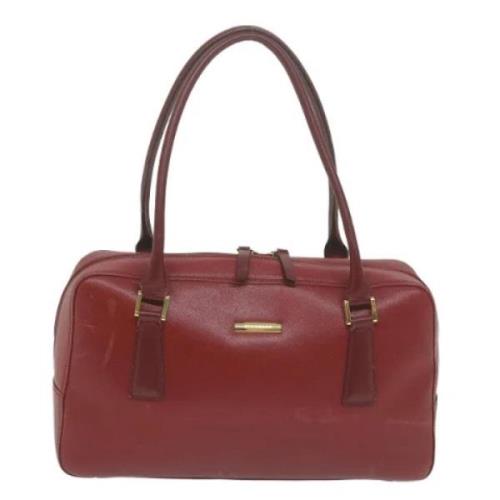 Burberry Vintage Pre-owned Laeder axelremsvskor Red, Dam