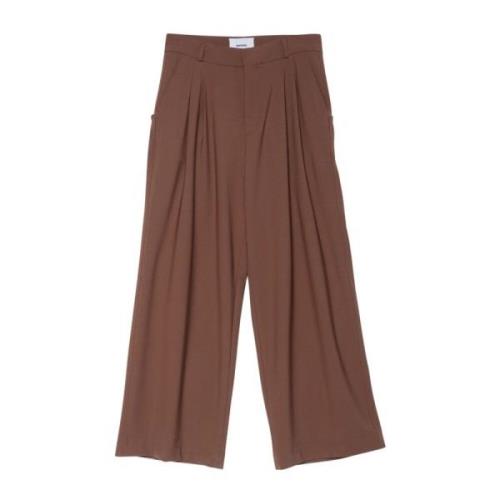 Bonsai Wide Trousers Brown, Herr